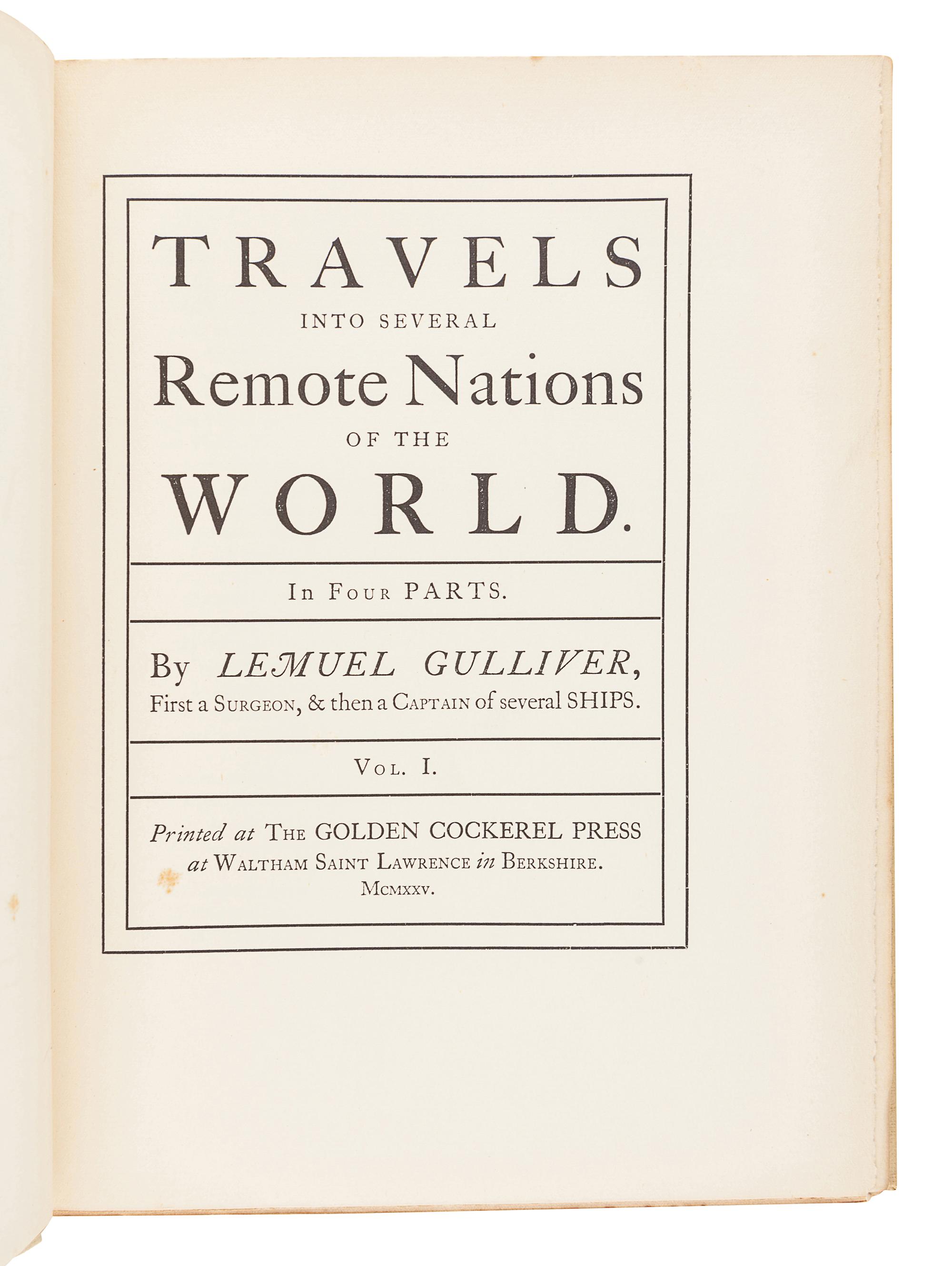 [FINE PRESS BOOKS]. A group of 5 works, comprising: