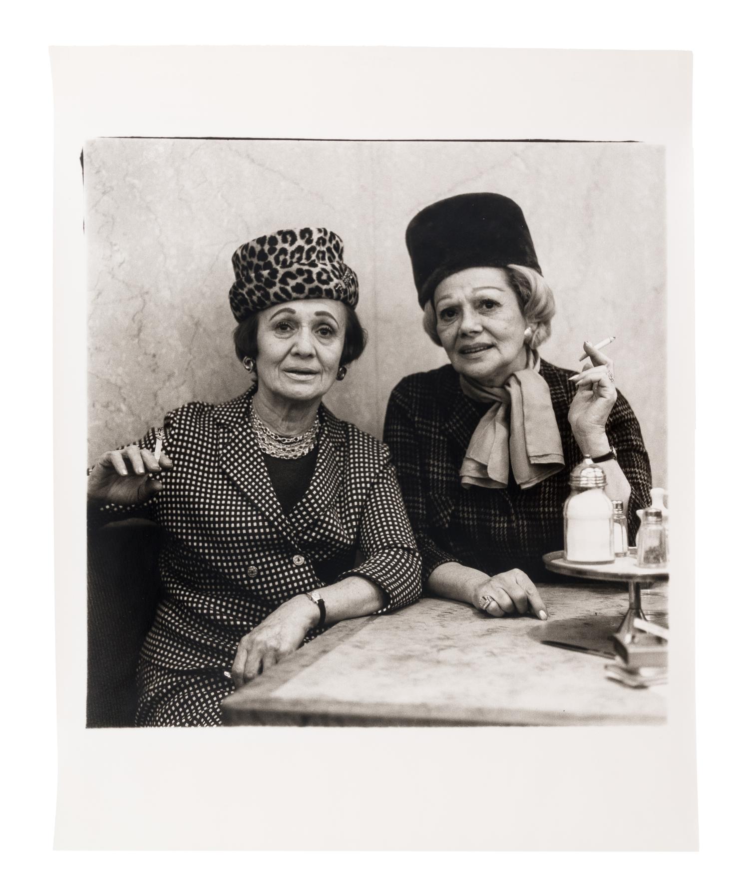 Two ladies at the automat , N.Y.C., 1966