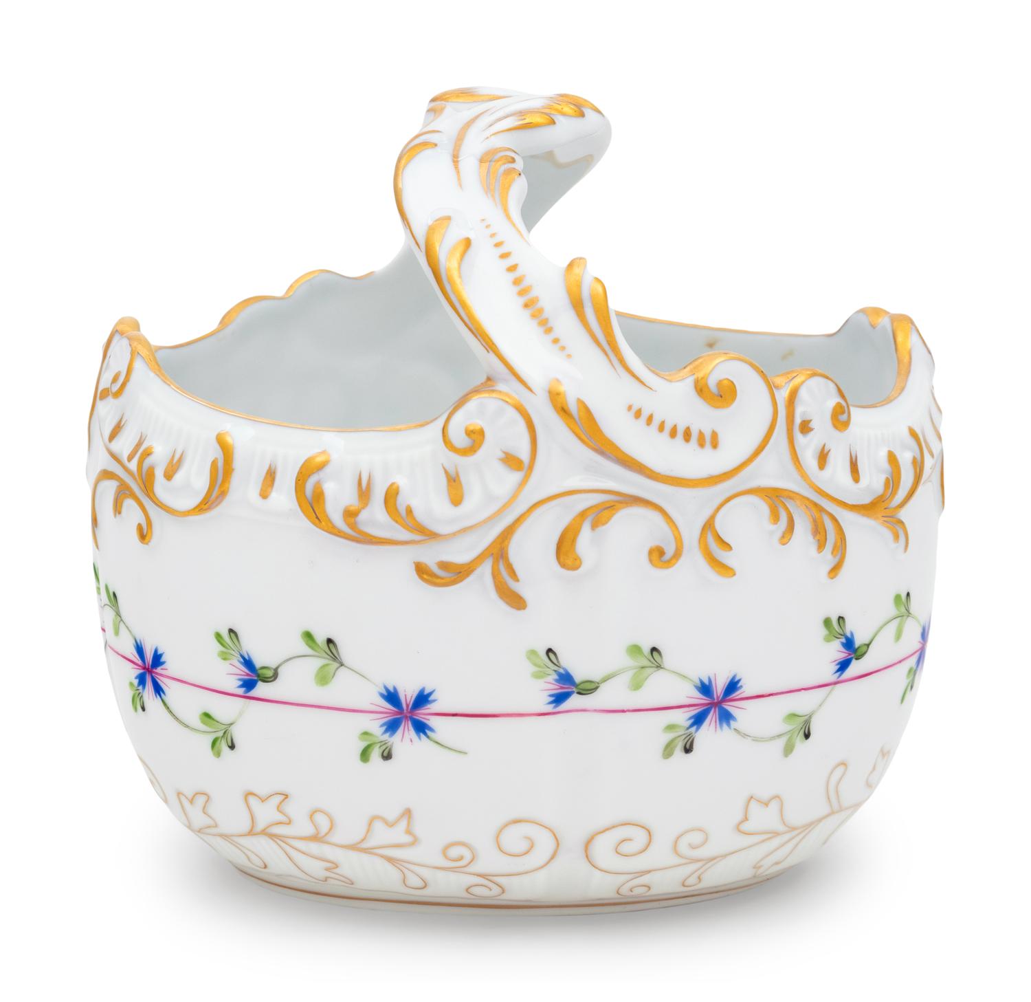 A Herend Porcelain Basket