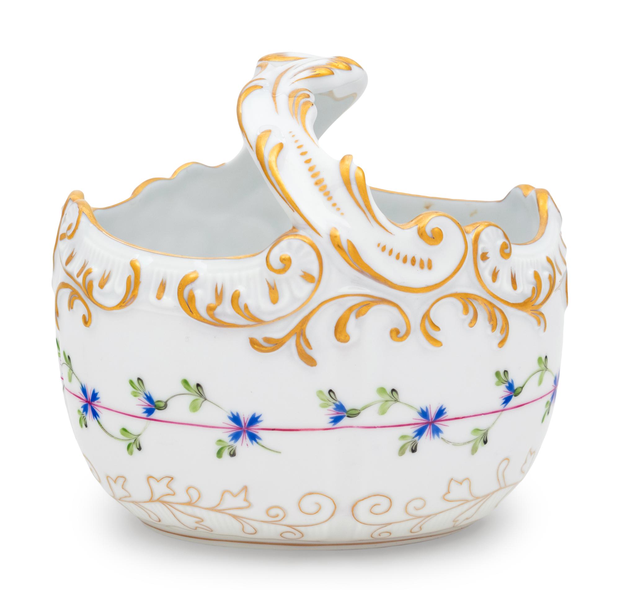 A Herend Porcelain Basket