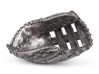 A Wilson A2000 Silver Cast Baseball Glove Crafted for Michael Jordan's 32nd Birthday