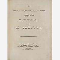[Literature] Boswell, James The Life of Samuel Johnson...
