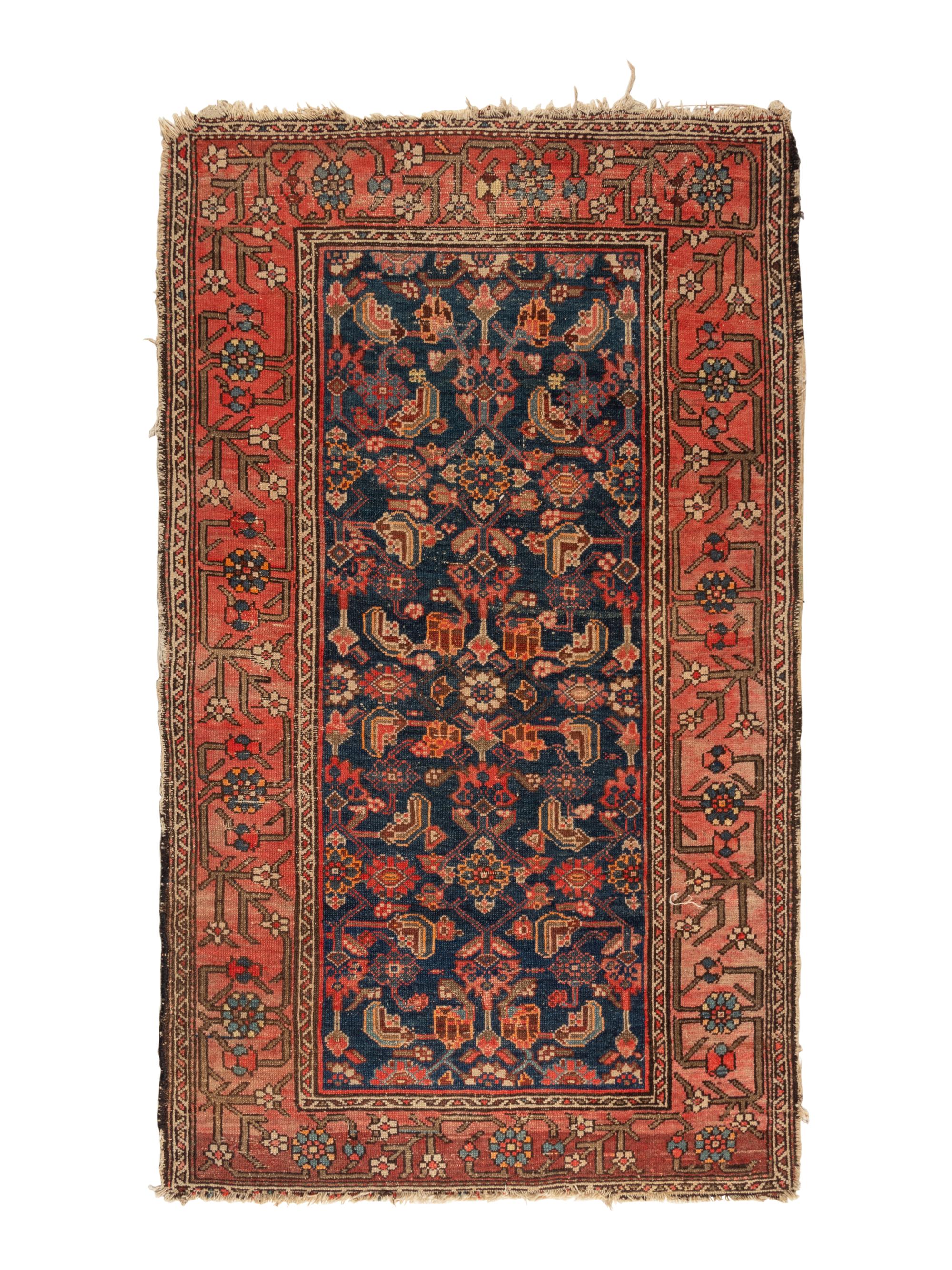 Three Hamadan Wool Rugs and a Heriz Wool Runner