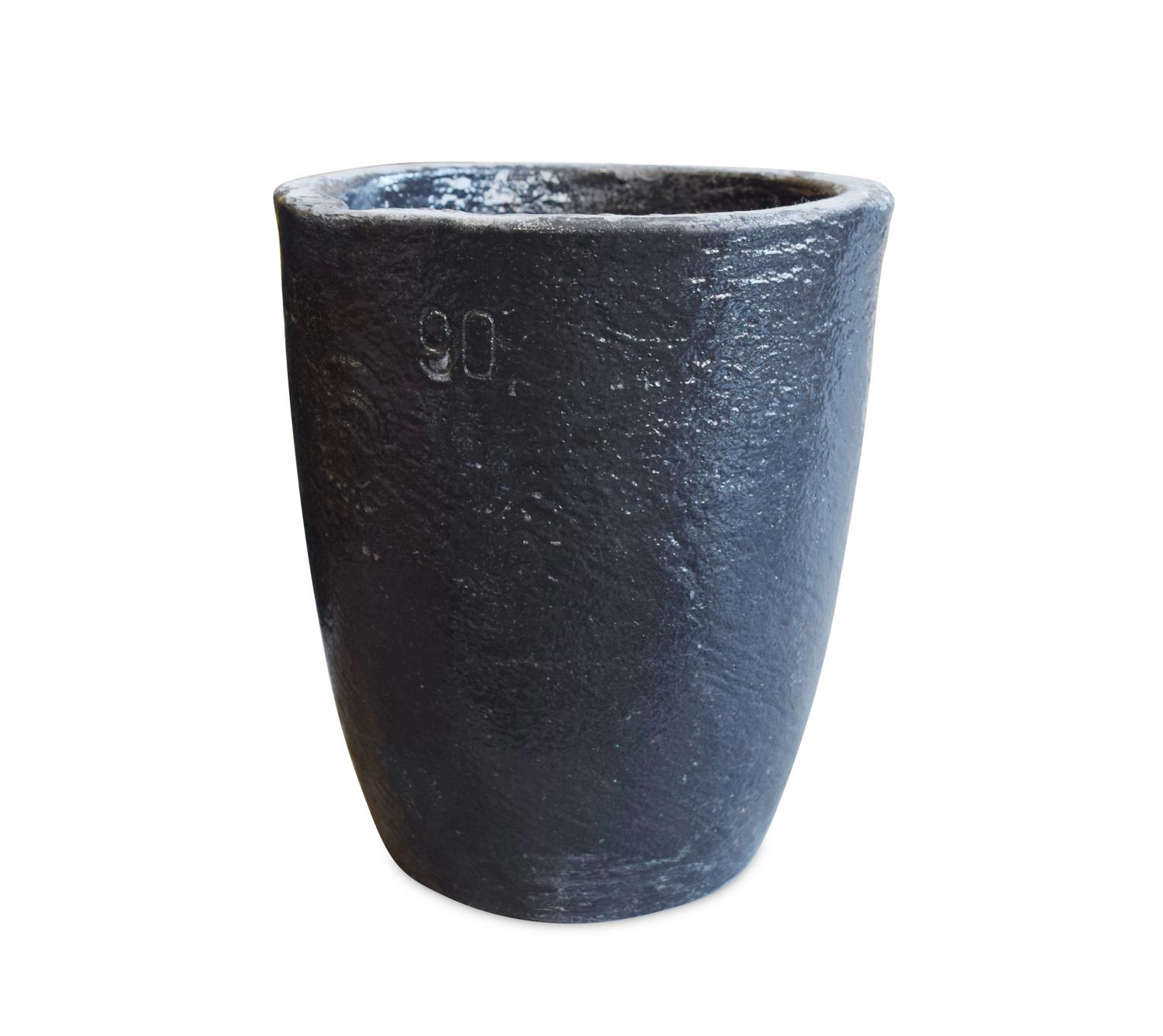 A Graphite Smelting Vessel 12" W x 12.5" D x 15" H — Germany, Early 20th Century