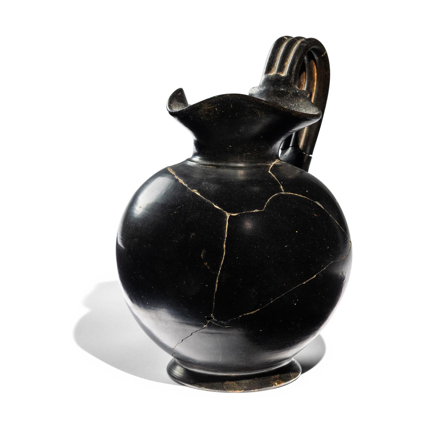 Etruscan Bucchero Oinochoe