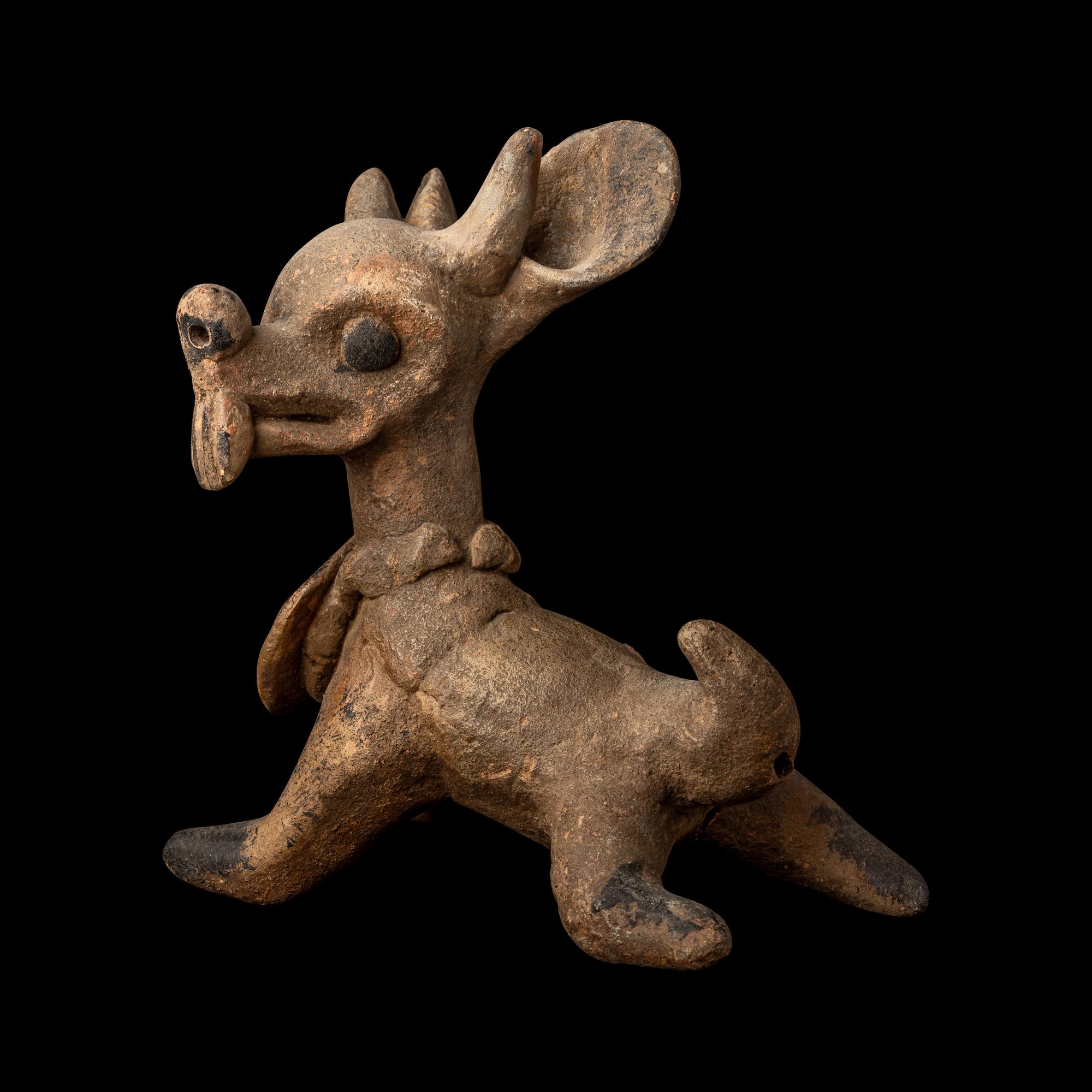 A Veracruz Terracotta Deer Whistle