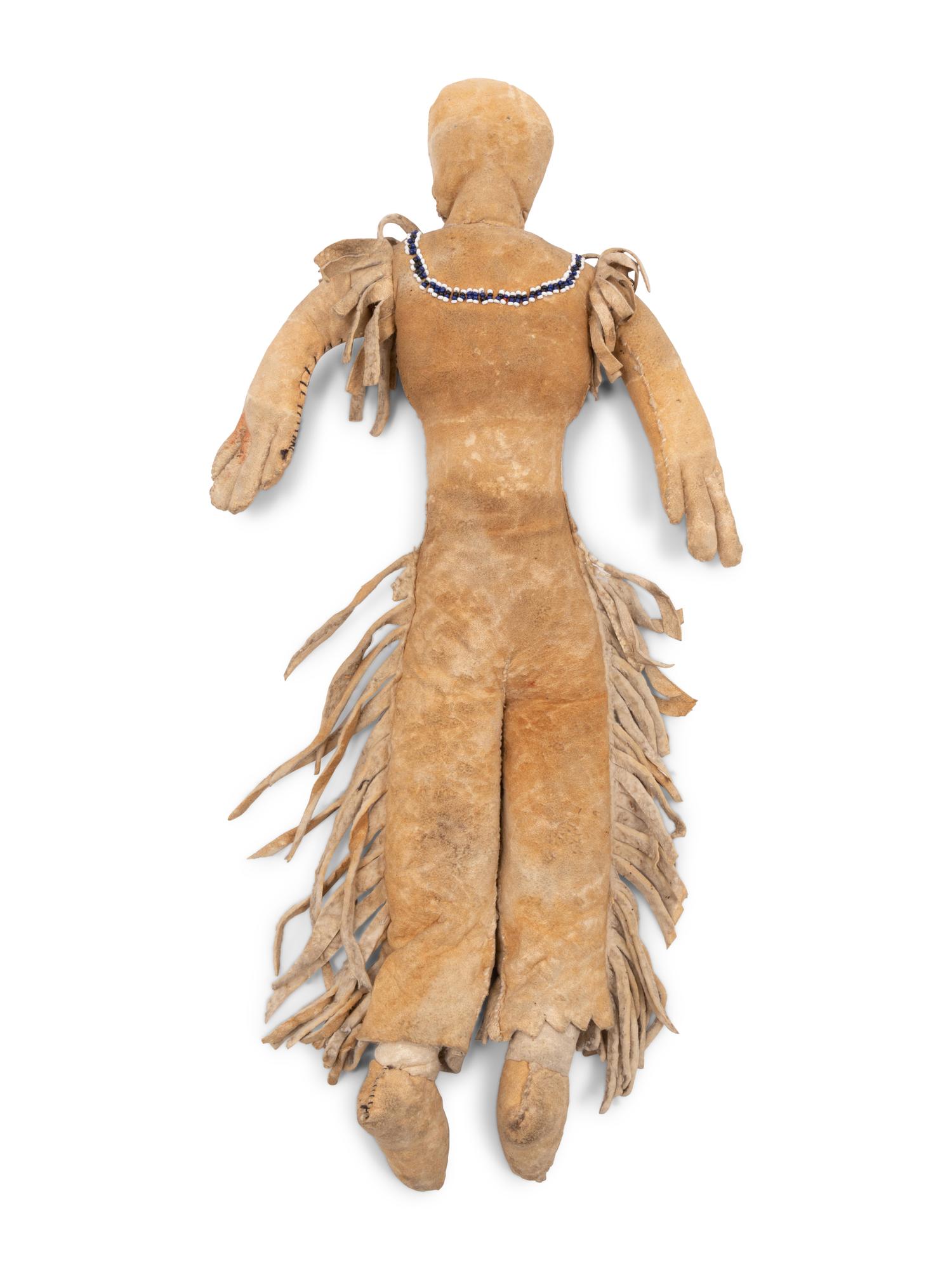 Apache Beaded Hide Doll