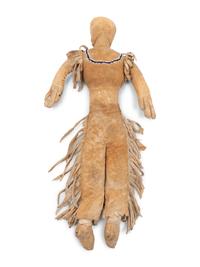 Apache Beaded Hide Doll