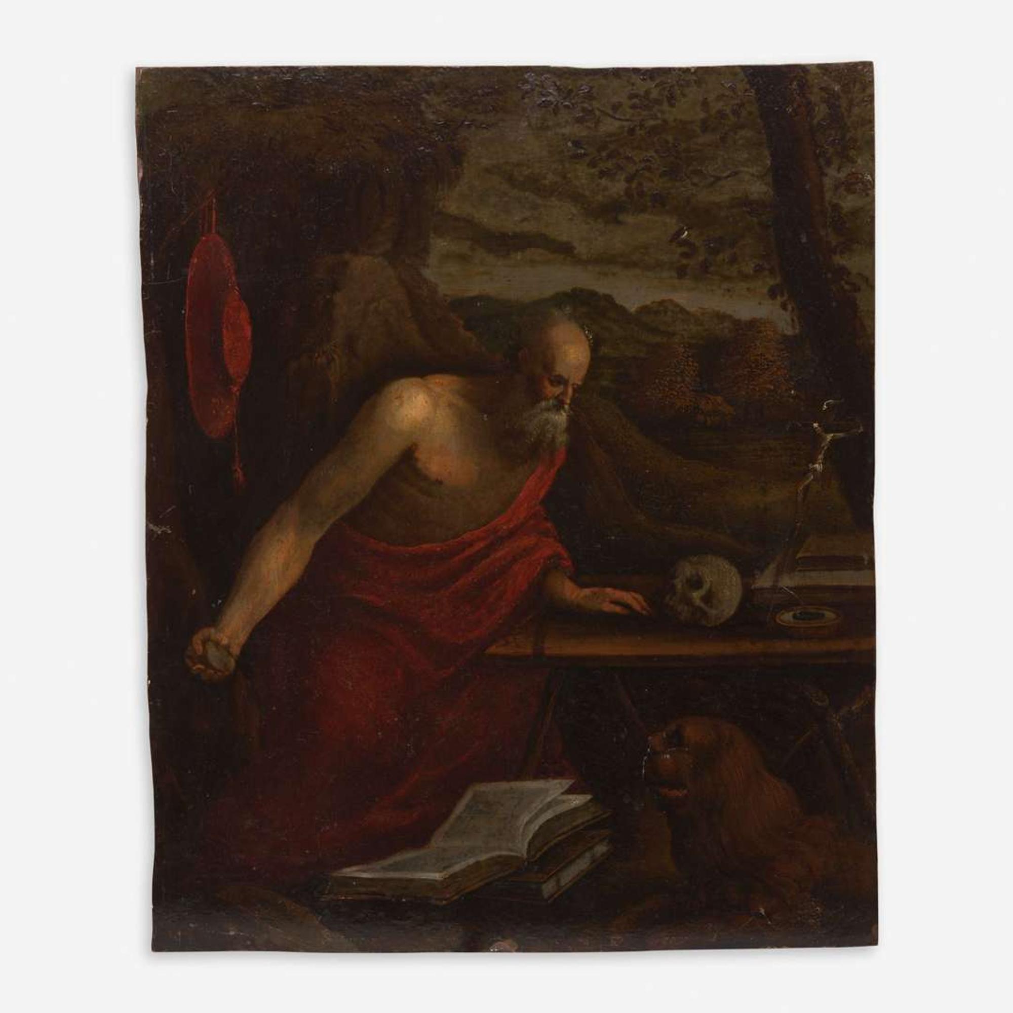 Francesco Bassano the Younger (Italian, 1549–1592) Saint Jerome in the Wilderness