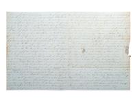 [TEXAS]. UPSHAW, Horace L. Autograph letter signed twice ("H. L. Upshaw," "H. Upshaw"), to George W. Blow Jr. San Antonio, 16 February 1845.