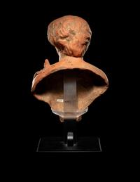 A Graeco-Roman Terra Cotta Bust, Possibly Depicting Antonius of Argos