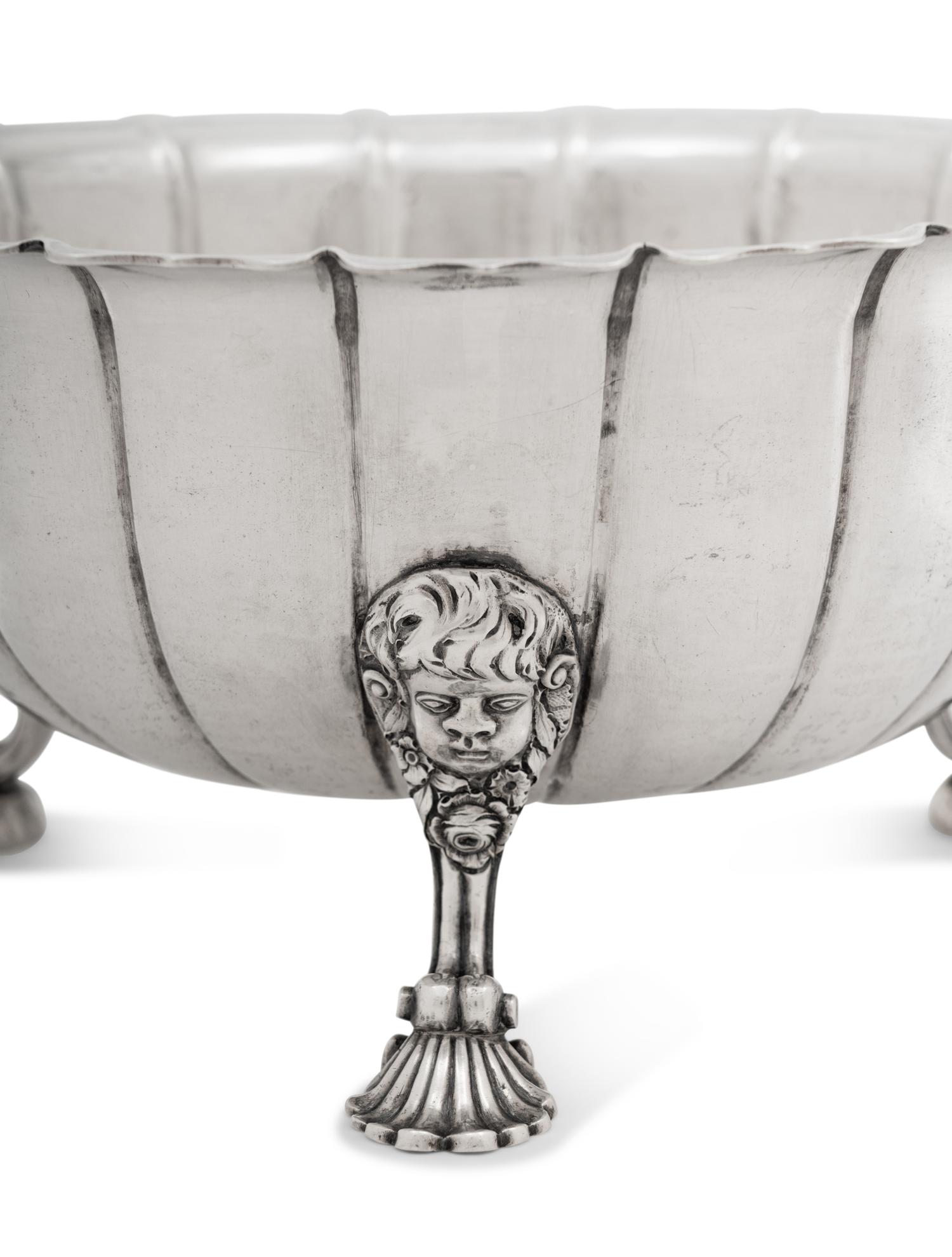 An Irish George II Silver Footed Bowl