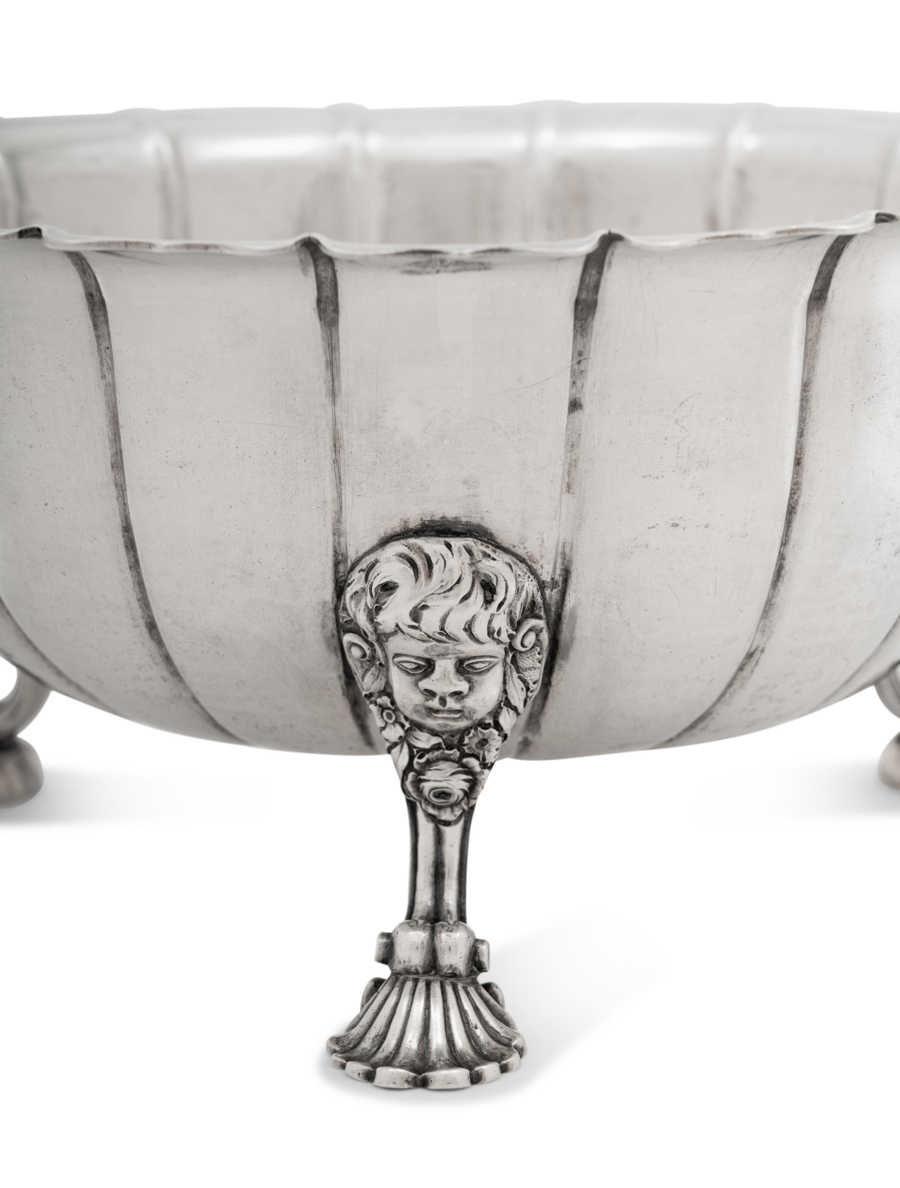 An Irish George II Silver Footed Bowl