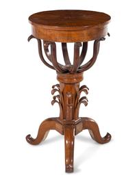 A Continental Mahogany Pedestal Table