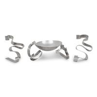 An English Silver Modernist Table Garniture