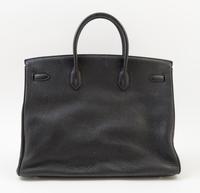An Hermès Black Togo 40cm Birkin Bag, 16" x 11.25" x 8"; Handle drop: 5.5".