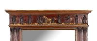 A Victorian Mahogany and Parcel-Gilt Pier Mirror