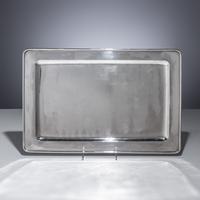 Kalo Shop, Chicago (American, Founded 1880) — Rectangular Silver Tray