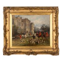 Heywood Hardy (British, 1843-1933) — The Hunting Party