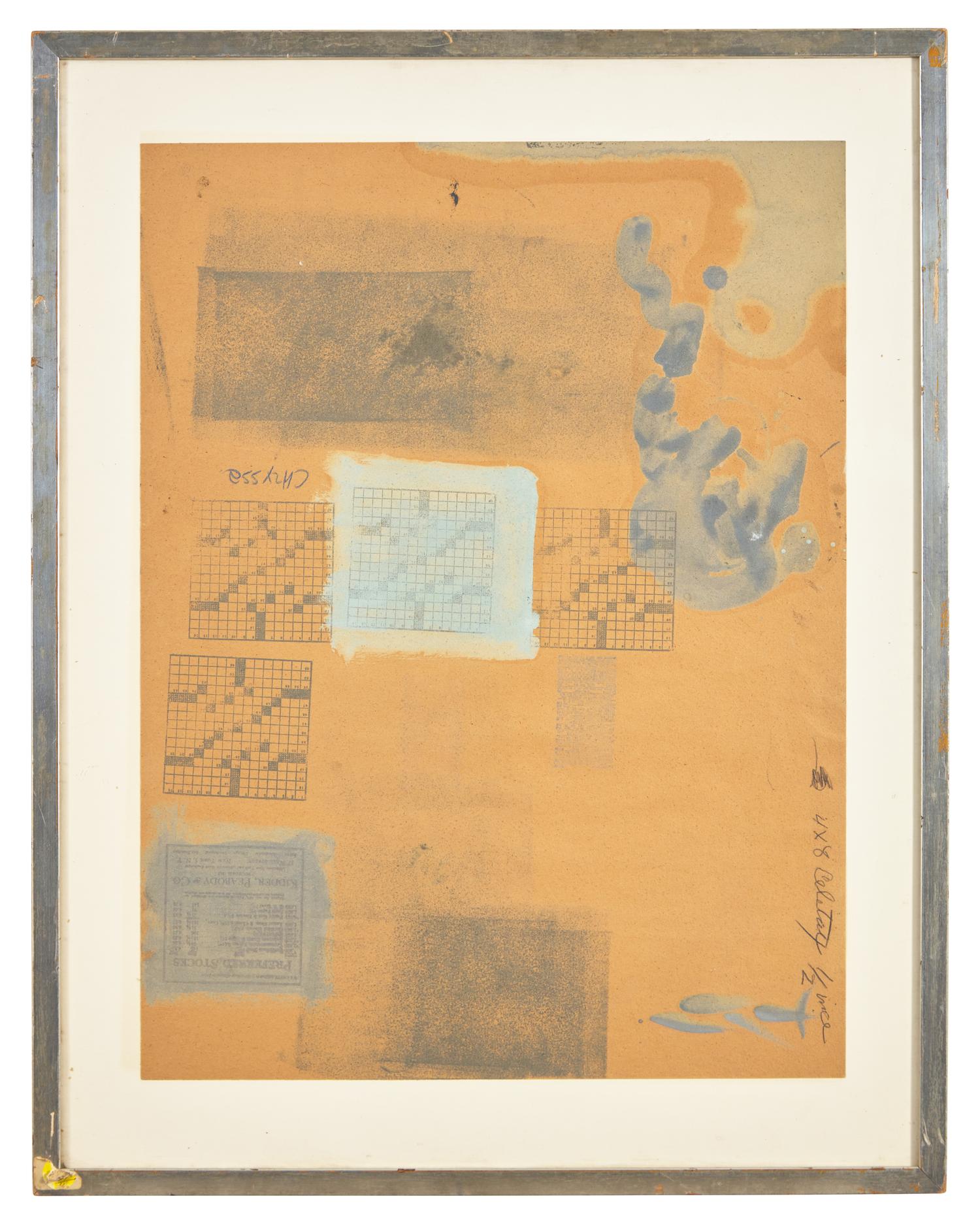 Two Works: Studies for Neon Boxes with Electrodes, 1967 ; together with Crossword Puzzles (2)