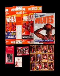A Collection of Chicago Bulls Michael Jordan Last Dance Era Basketball Cards and Ephemera,