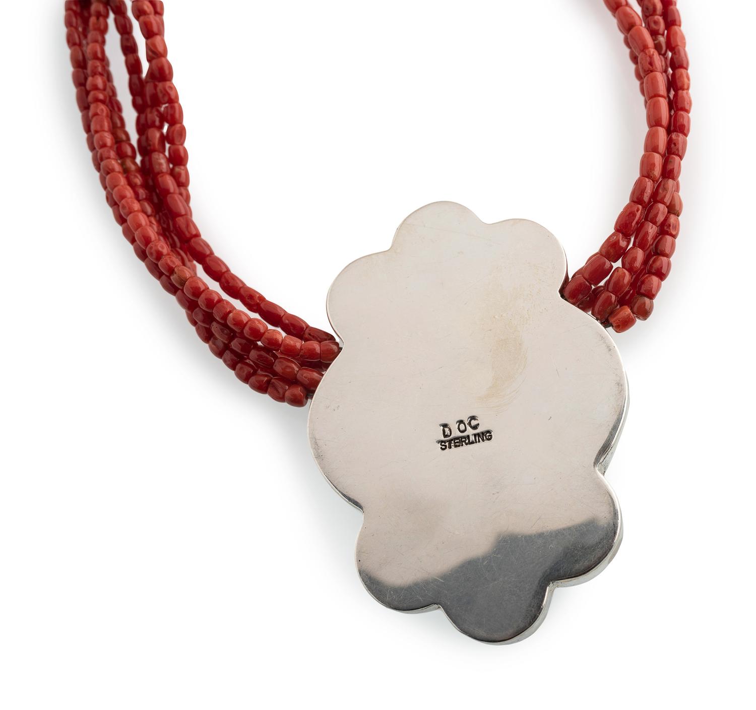 Kewa Multi-Strand Necklace, with Sterling Silver Pendant