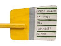 A One of a Kind Michael Jordan Signed Autograph Edward Larson 1989 Whirligig Folk Art (Beckett Authentication Services)