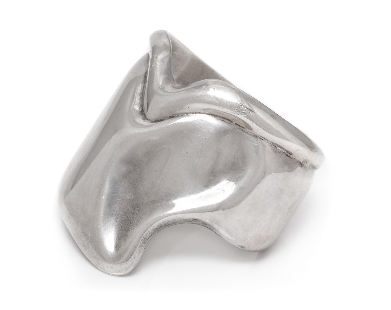 A Sterling Silver Sculptural Cuff Bracelet, Los Ballesteros, 58.10 dwts.