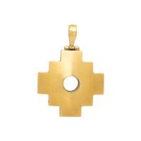TURQUOISE AND YELLOW GOLD 'CHAKANA' PENDANT