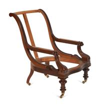 Three Georgian Style Mahogany Armchair Frames