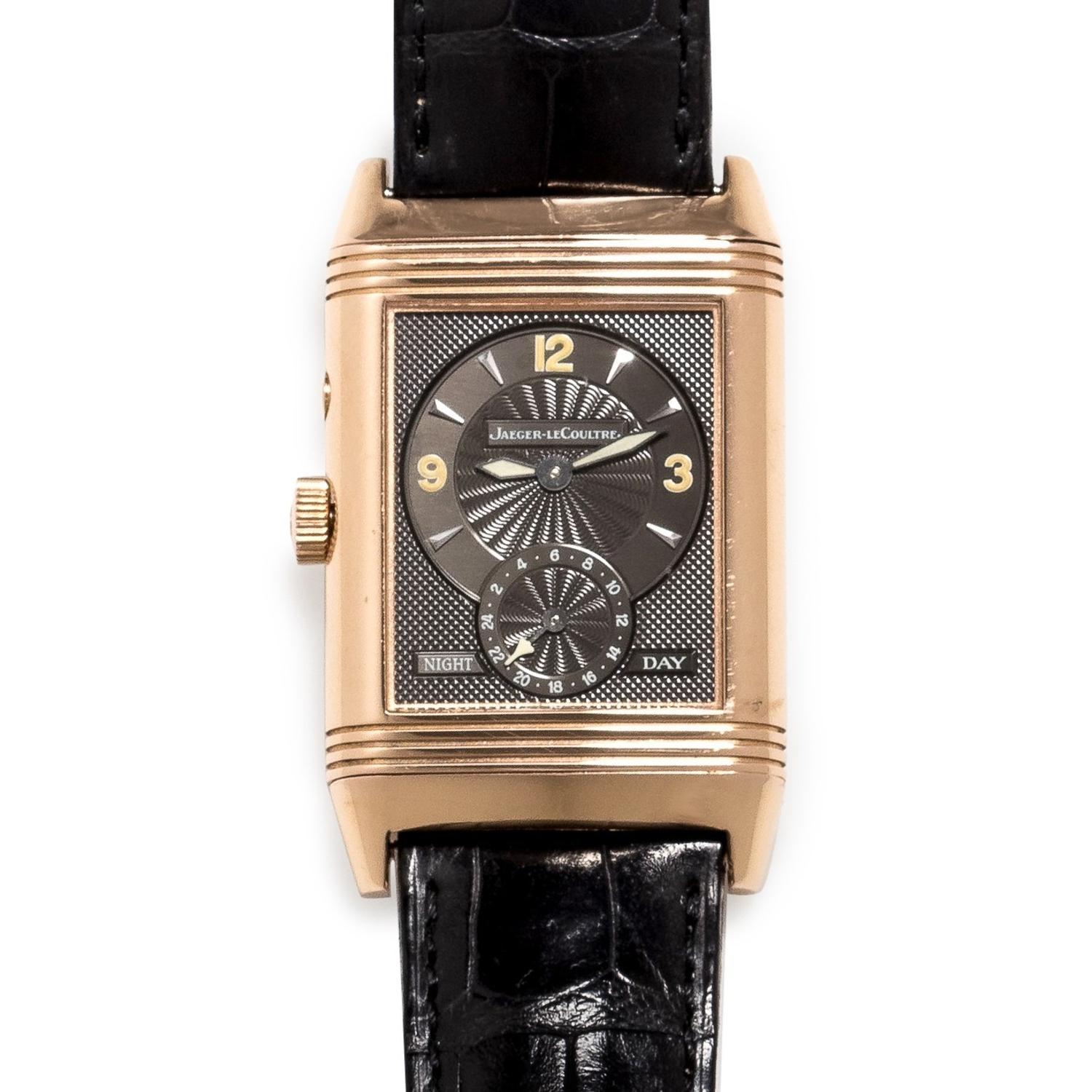 Jaeger LeCoultre, 18K Pink Gold Ref. 270.2.54 'Reverso Duoface' Wristwatch