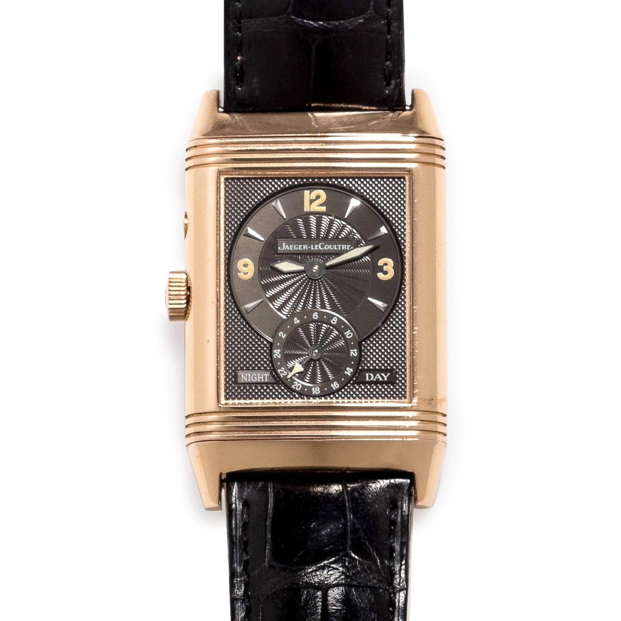 Jaeger LeCoultre, 18K Pink Gold Ref. 270.2.54 'Reverso Duoface' Wristwatch
