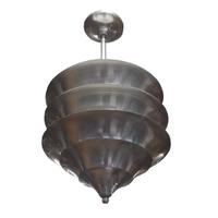 An Art Deco Chrome Light Fixture 19" W x 19" D x 38" H — United States, Circa 1930