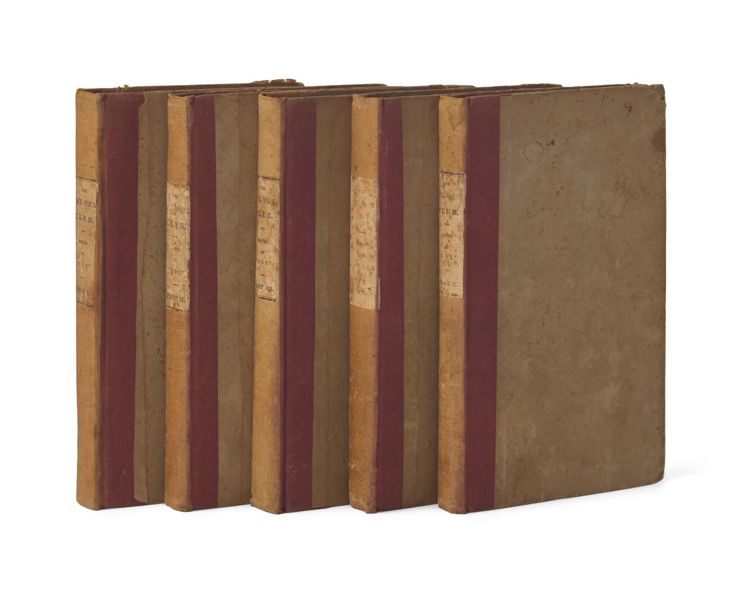 DICKENS, Charles (1812-1870). The Posthumous Papers of the Pickwick Club: Containing a Faithful Record of the Perambulations, Perils, Adventures and Sporting Transactions of the Corresponding Members. Philadelphia: Carey, Lea & Blanchard, 1837.