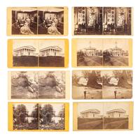 [EARLY PHOTOGRAPHY]. MORAN, John, and STOREY, J., photographers. A group of 15 stereoviews, incl. portraits, landmarks, and landscape views, most credited to Moran and/or Storey. Philadelphia, PA.