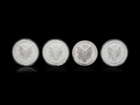 [PRIVATE ISSUE] Four 1-Pound Silver Rounds