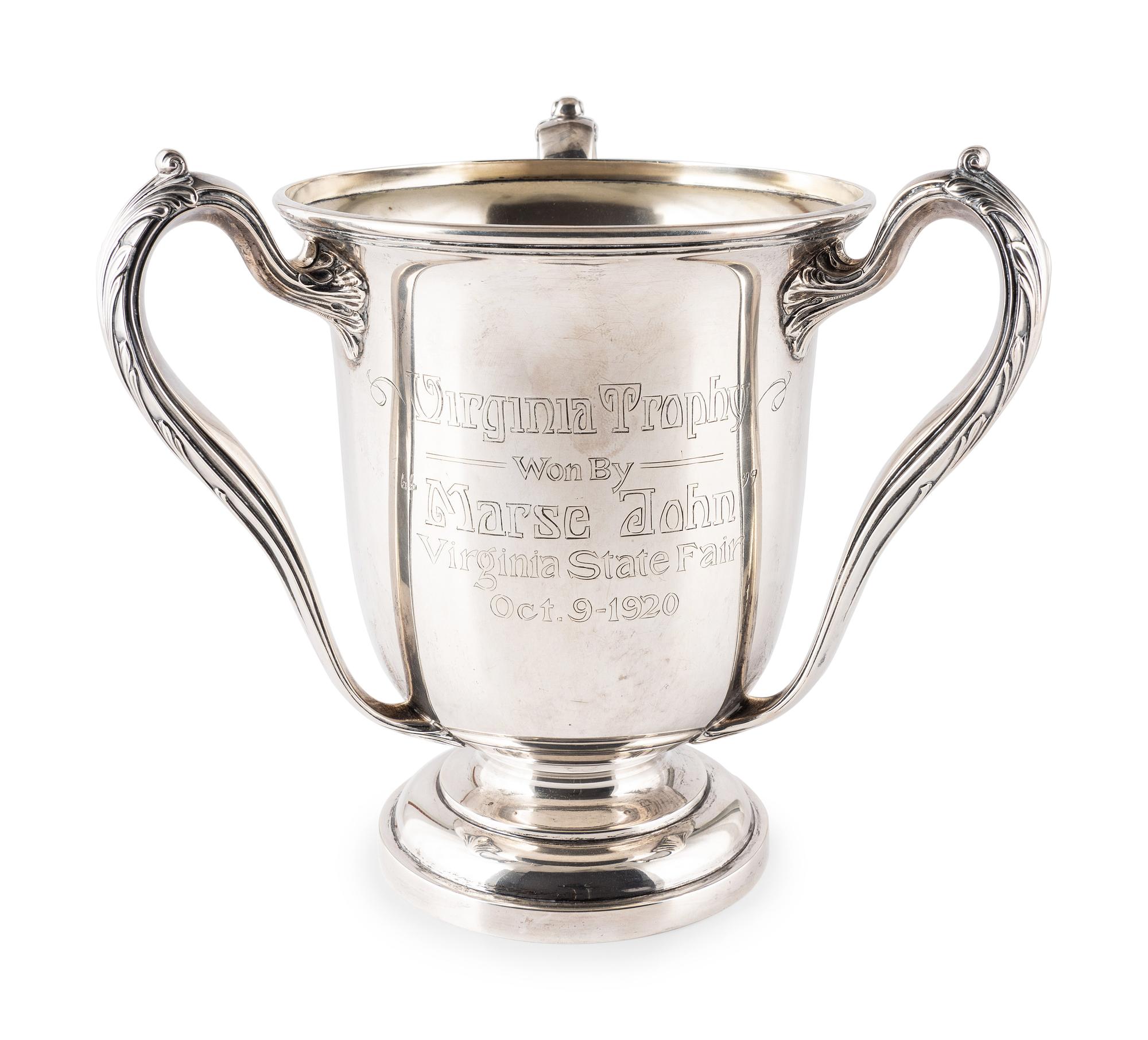 An American Silver Trophy Cup for the Virginia State Fair