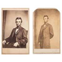 Abraham Lincoln, Two CDVs by Brady/Anthony