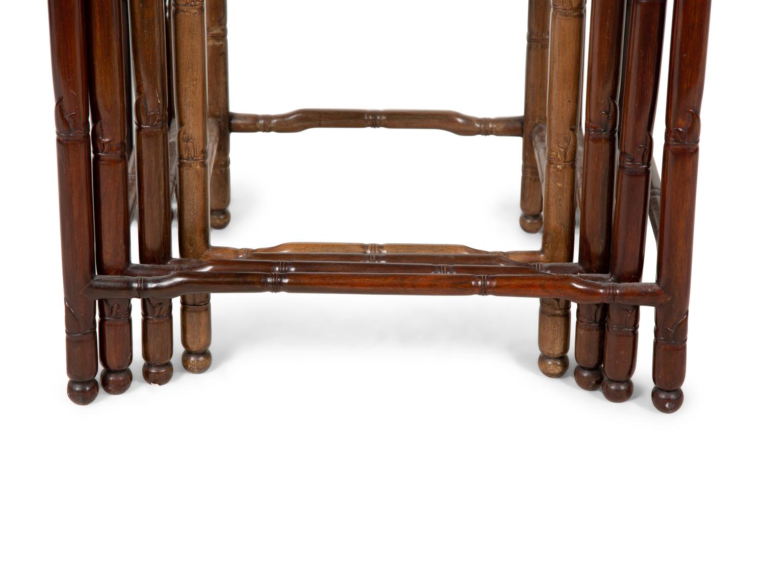 A Chinese Rosewood Nest of Four Tables — 19TH/20TH CENTURY