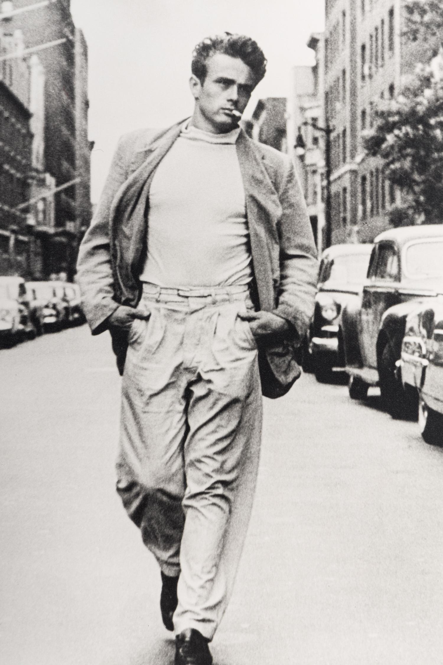 Roy Schatt (1909-2002) James Dean Walking on 68th Street, New York, 1954