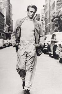 Roy Schatt (1909-2002) James Dean Walking on 68th Street, New York, 1954