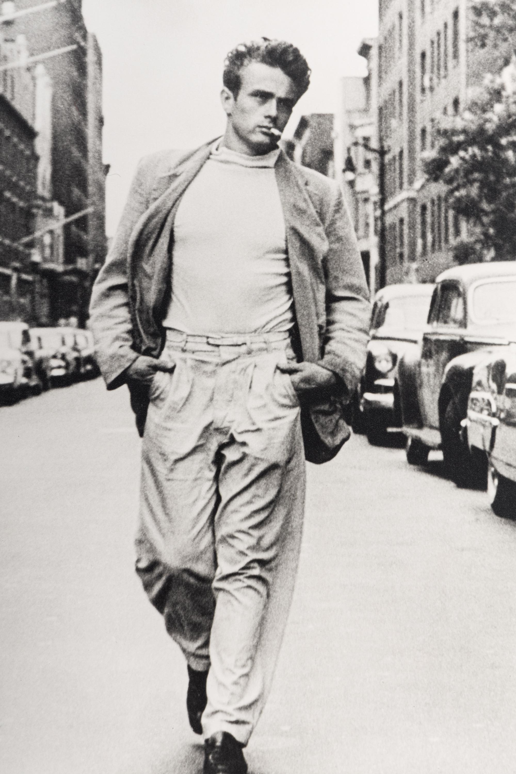 Roy Schatt (1909-2002) James Dean Walking on 68th Street, New York, 1954