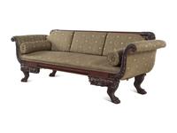 A Classical Carved Mahogany Sofa