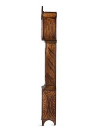 A Federal Grain-Paint Decorated Tall Case Clock