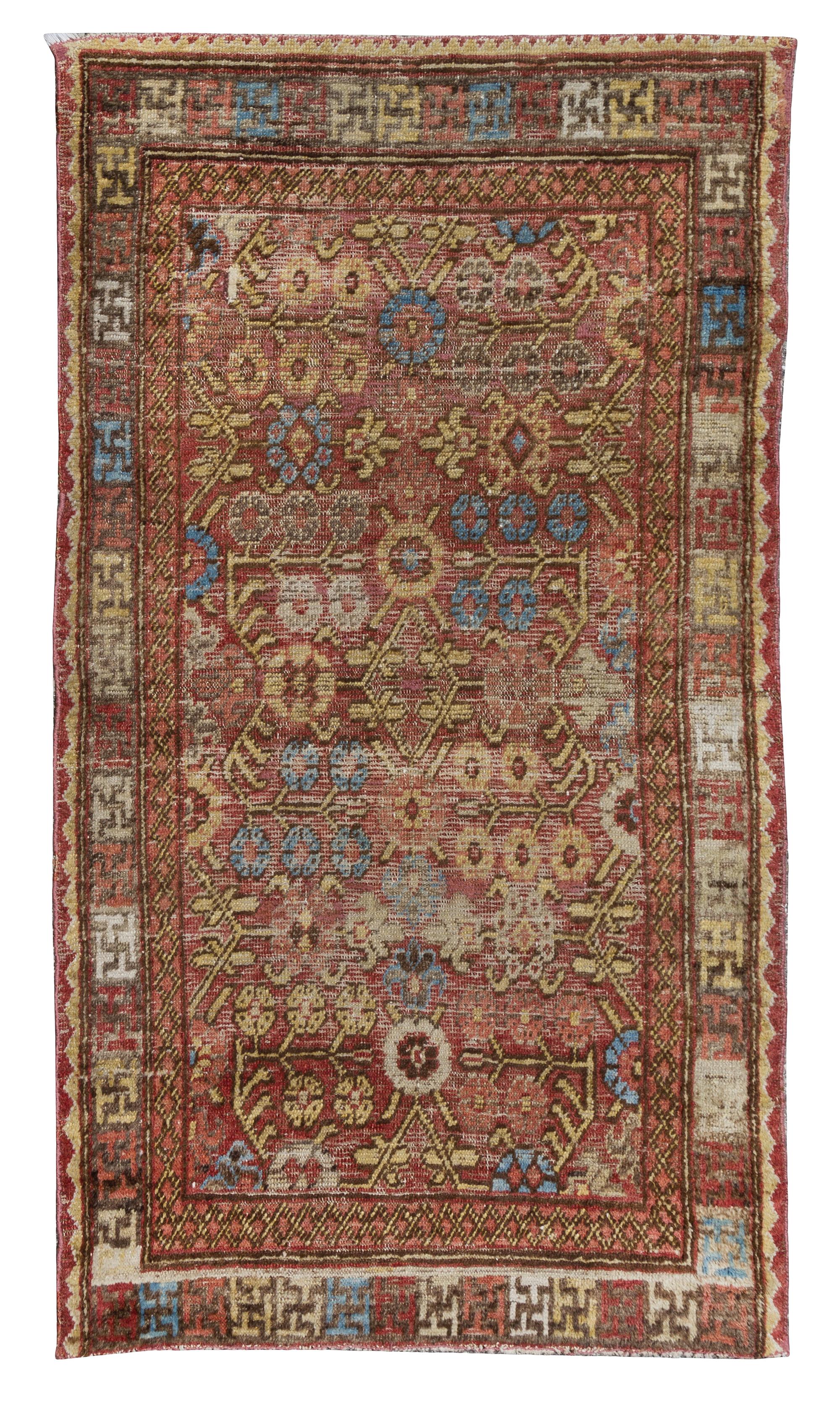 A Khotan Rug 5 feet 1 inch x 3 feet.