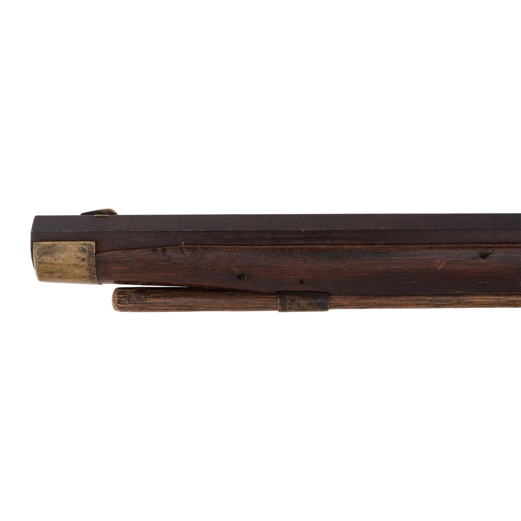 Large Bore Fullstock Percussion Plains Rifle by Leman