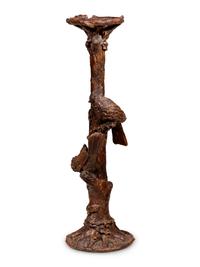 A Black Forest Carved Oak Stand