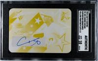 A 2024 Leaf X-Centric Shohei Ohtani Superstar Signatures Signed Yellow Printing Plate 1/1 (SGC 10 AUTO)