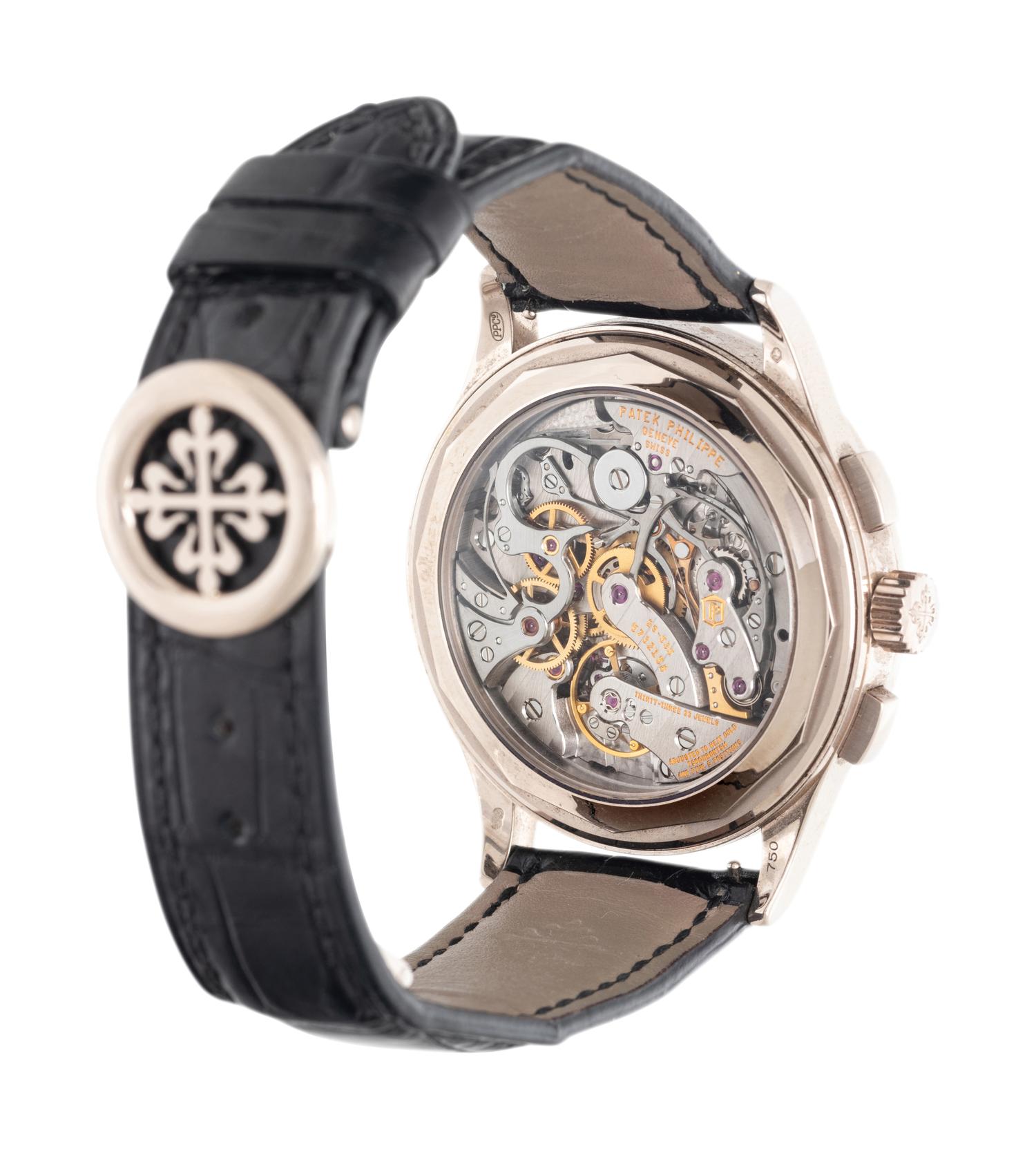PATEK PHILIPPE, REF. 5170G 18K WHITE GOLD PULSATION SCALE CHRONOGRAPH WATCH