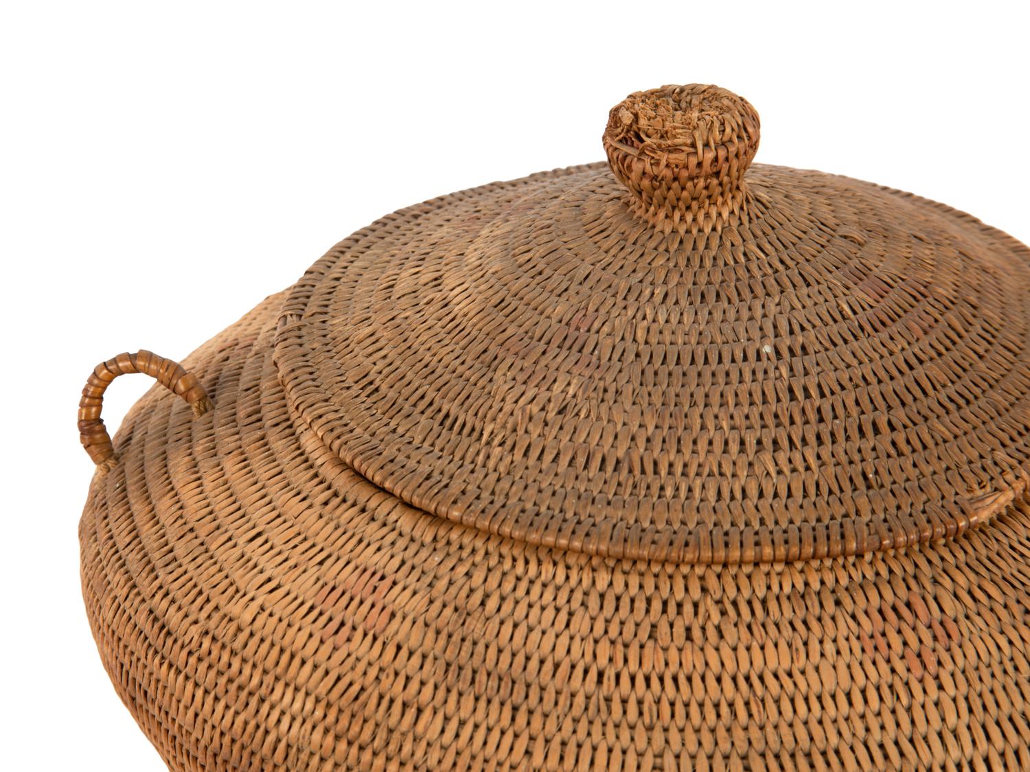 Tohono O'odham Lidded Baskets
